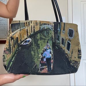 Beaded St. John’s Bay shoulder bag